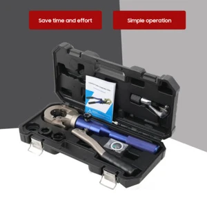 Hydraulic Copper Pipe Crimping Tool 1/2" 3/4" 1" Copper Tube & Fittings Crimper - Picture 1 of 11