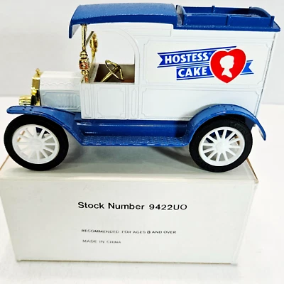Hostess Cake Ford 1913 Model T Van Delivery Truck Ertl Bank Die Cast Metal VTG - Image 1 of 4