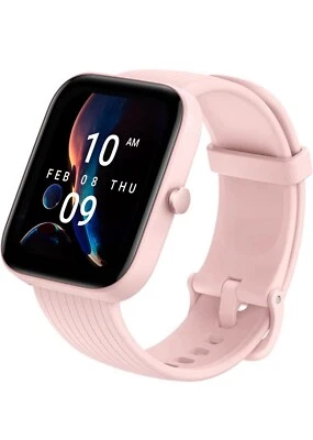 Amazfit Bip 3 Pro Smartwatch - Pink - Free Shipping! - Image 1 of 4