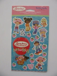 Pegatinas Stickety Doo Da PASTEL CORTO DE FRESA 2 Hojas Nuevo en Paquete c - Imagen 1 de 2