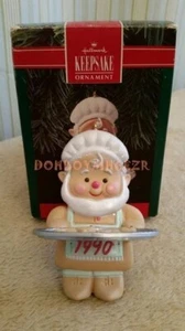 Punze 1990 Lebkuchen Elfe Bäcker Plätzchen Weihnachtsschmuck - Bild 1 von 1