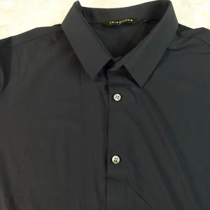 7 Diamonds Shirt Mens XL Blue American Me Stretch Dress Casual Button Up - Picture 1 of 13