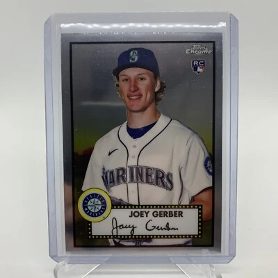 2021 Topps Chrome Platinum Anniversary RC Joey Gerber - Image 1 of 2