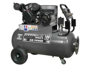 Sealey Air Compressor 100L Belt Drive 3hp With Front Control Panel SAC3103B - Picture 1 of 12