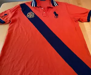 POLO Ralph Lauren ORANGE POLO LARGE EMBROIDERED PONY MENS SZ XLT - Picture 1 of 7