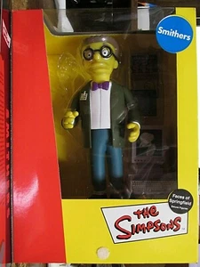 NEW! The Simpsons Playmates Faces of Springfield Deluxe Smithers 8" Figure NISP - Picture 1 of 2