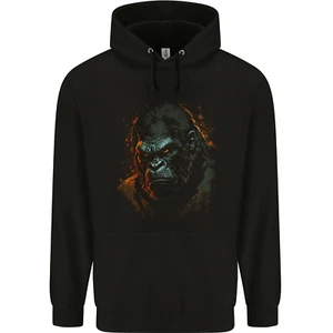 A Mean Gorilla Childrens Kids Hoodie - Picture 1 of 3