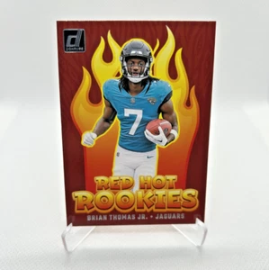 Brian Thomas Jr. RC - 2024 Donruss Red Hot Rookies #2 - Jacksonville Jaguars - Picture 1 of 2