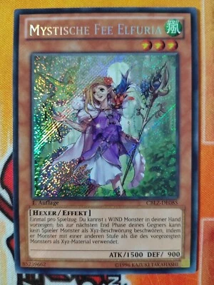MISPRINT! MYSTISCHE FEE ELFURIA - CBLZ-DE085 Secret Rare / 1. Auflage NM Medraut - Bild 1 von 4