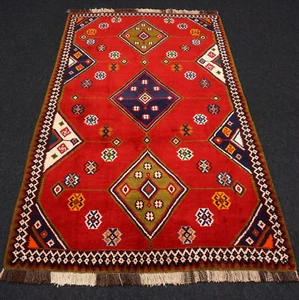 Orient Teppich Gashgai 207 x 132 cm Schiraz Gaschgai Perserteppich Handgeknüpft - Bild 1 von 12
