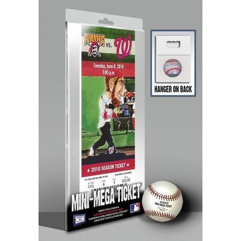 Stephen Strasburg MLB Debut Mini-Mega Ticket Washington Nationals Same Day Ship Cover