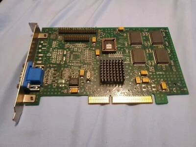 VisionTek AccelGraphics 225-0128-01 Rev D 8MB- AGP Graphics Video Card TESTED - Image 1 of 4