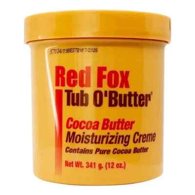 Red Fox Tub O' Butter Cocoa Moisturizing Creme Pure Cocoa Butter 341g/12oz - Image 1 of 3