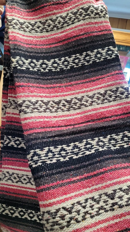 Manta/tiro grueso estilo indio FALSA Foto 1 de 1