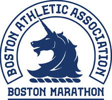 Boston Marathon Stickers White Vinyl X 3