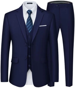 Men's Custom Suit | Tailored Bespoke Business & Wedding Attire | 200+ Fabrics Si - Picture 1 of 10