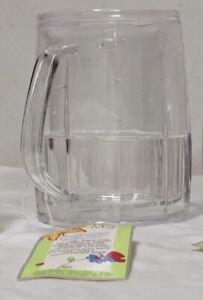 Frosty Mug Cup Keep Drinks Freezer Cold Ice Frozen Clear NWT - UNUSED
