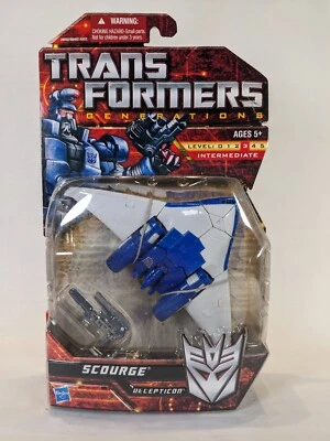 Transformers Generations Scourge Deluxe Class Hasbro 2010 Sealed on card - Image 1 of 4