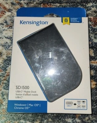 Estación base móvil Kensington SD 1500 USB-C 4k  Foto 1 de 2