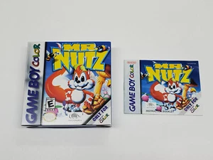 Mr Nutz Authentic Nintendo Game Boy Color Box & Manual * - Picture 1 of 19