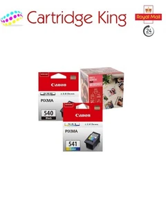 Cartuchos de tinta Canon PG-540 / CL-541 con paquete de fotocubo (rosa) - Imagen 1 de 1