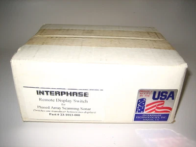 Interphase 23-1013-000 Remote Display Switch -Switches 1 Transducer to 2 Display - Image 1 of 4