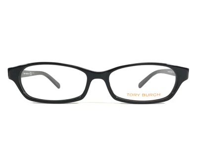 Tory Burch Eyeglasses Frames TY2016B 501 Black Silver Cat Eye Crystals 52-15-135 - Image 1 of 4