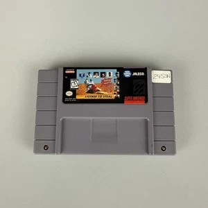 SUPER BASES LOADED 3 : LICENSE TO STEAL SUPER NINTENDO SNES CARTRIDGE ONLY RARE - Picture 1 of 3