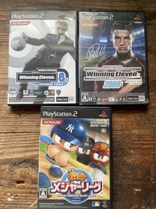 Japanese PlayStation 2 Games You get 3 Games Shown Winning Eleven - Picture 1 of 8