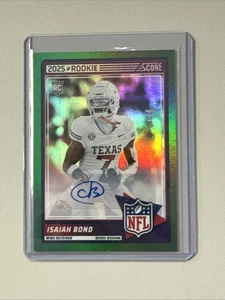 2025 Panini Score Isaiah Bond End Zone Auto 6/6 - Bild 1 von 2