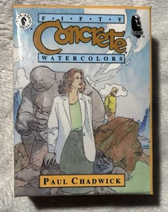 Carte da collezione Acquerelli Concrete Paul Chadwick 50 Dark Horse fumetti rare - Foto 1 di 11