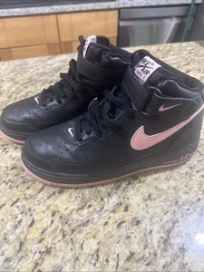 Nike Air Force 1 Mujer Talla 8 Negro/Rosa Buen Estado. Ver fotos. - Imagen 1 de 9