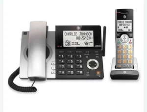 AT&T CL8-4107 DECT 6.0 Corded/Cordless Phone/Answering System*NEW OPEN BOX* - Picture 1 of 2
