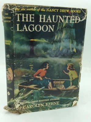 THE HAUNTED LAGOON - Carolyn Keene - 1959 1st ed - Dana Girls #21 - children - Image 1 of 4