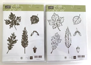 Stampin' Up! 12-teiliges rotes Gummistempelset SANFT FALLEND - Bild 1 von 7