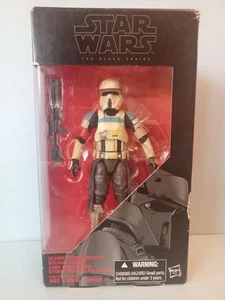 Star Wars figure Scarif Stormtrooper squad leader Black Series 6" damaged box - Imagen 1 de 10