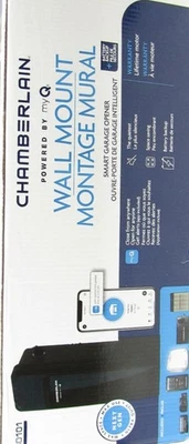 Abridor de puerta de garaje inteligente ultra silencioso de montaje en pared Chamberlain RJO101 WiFi nuevo en caja Foto 1 de 3