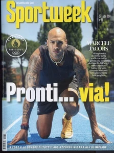 27/07/2024 SPORTWEEK - MARCELL JACOBS - SPECIALE PARIS 2024 - PRONTI... VIA - Foto 1 di 1
