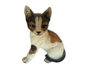 Statuina gatto Casa dell'arte globale dipinta a mano Giappone alta 6 pollici - Foto 1 di 9