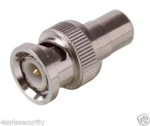 10pcs. pack - BNC Male to RCA Female Coax Cable Connector Adapter F/M Coupler - Picture 1 of 1
