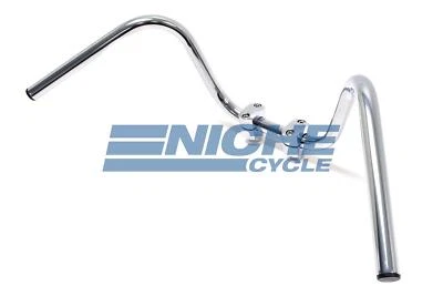 Manillar de motocicleta con hoyuelos estilo Harley de fábrica de acero de 1" Foto 1 de 3