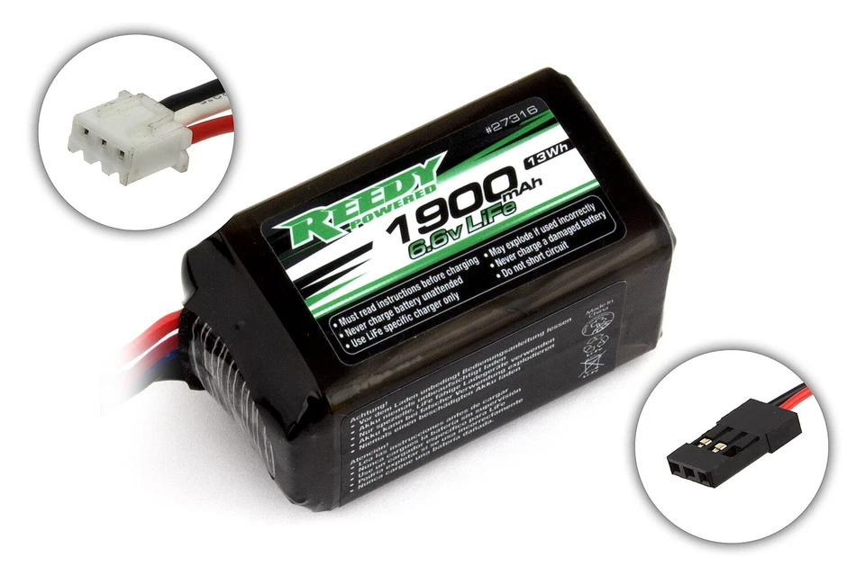 Associated 27316 Reedy LiFe Pro RX Battery 1900mAh 6.6V Flat - Image 1 of 1
