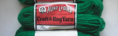 Vintage Aunt Lydias Craft & Rug Yarn 60 Yards Polyester & Caron Various Colors - Image 1 of 2