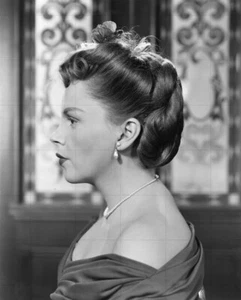 JUDY GIRLANDE - 10" x 8" s/w Foto Make Up Testaufnahme BIS DIE WOLKEN ROLLEN BIS 1946 - Bild 1 von 1