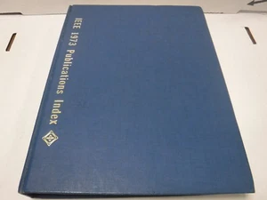 IEEE 1973 Publications Index Hardcover Bound Book Ex-FAA 121818AME5 - Imagen 1 de 3