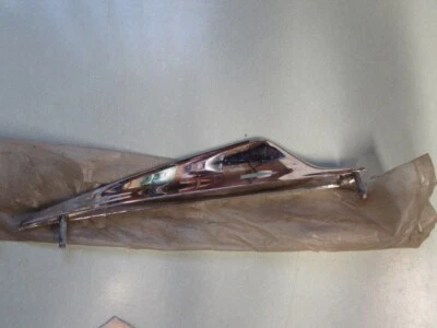 1961 AMC RAMBLER AMBASSADOR RIGHT FRONT FENDER TOP CHROME SPEAR NOS - Image 1 of 2