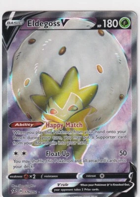 Pokemon Card SWSH02 Clash of the Rebels No 176/192 Eldegoss V English - Image 1 of 2