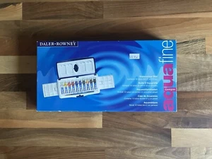 Daler-Rowney Aquafine Aquarell Geschenkset Reise Farbtube Set Pinsel Vintage - Bild 1 von 4