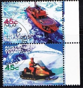 AAT Australian Antarctic Territory SKIDOO Ship Transport CTO 15 Pairs 30 Stamps - Picture 1 of 1