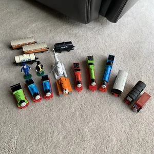 ERTL Train Thomas Tank Engine & Friends Die Cast Metal & Plastic, Lot of 17 Pcs - Picture 1 of 12
